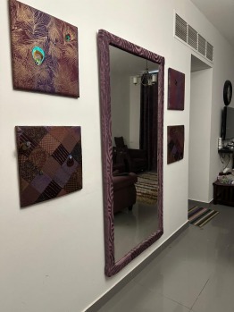Wall Mirror with Decorations